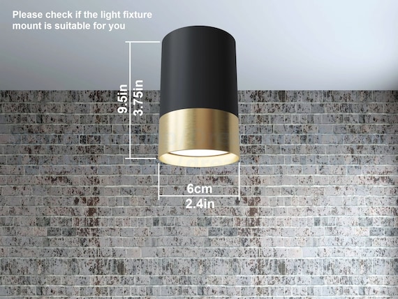 Black White Ceiling Mount Spotlights Double Head Downlight Double
