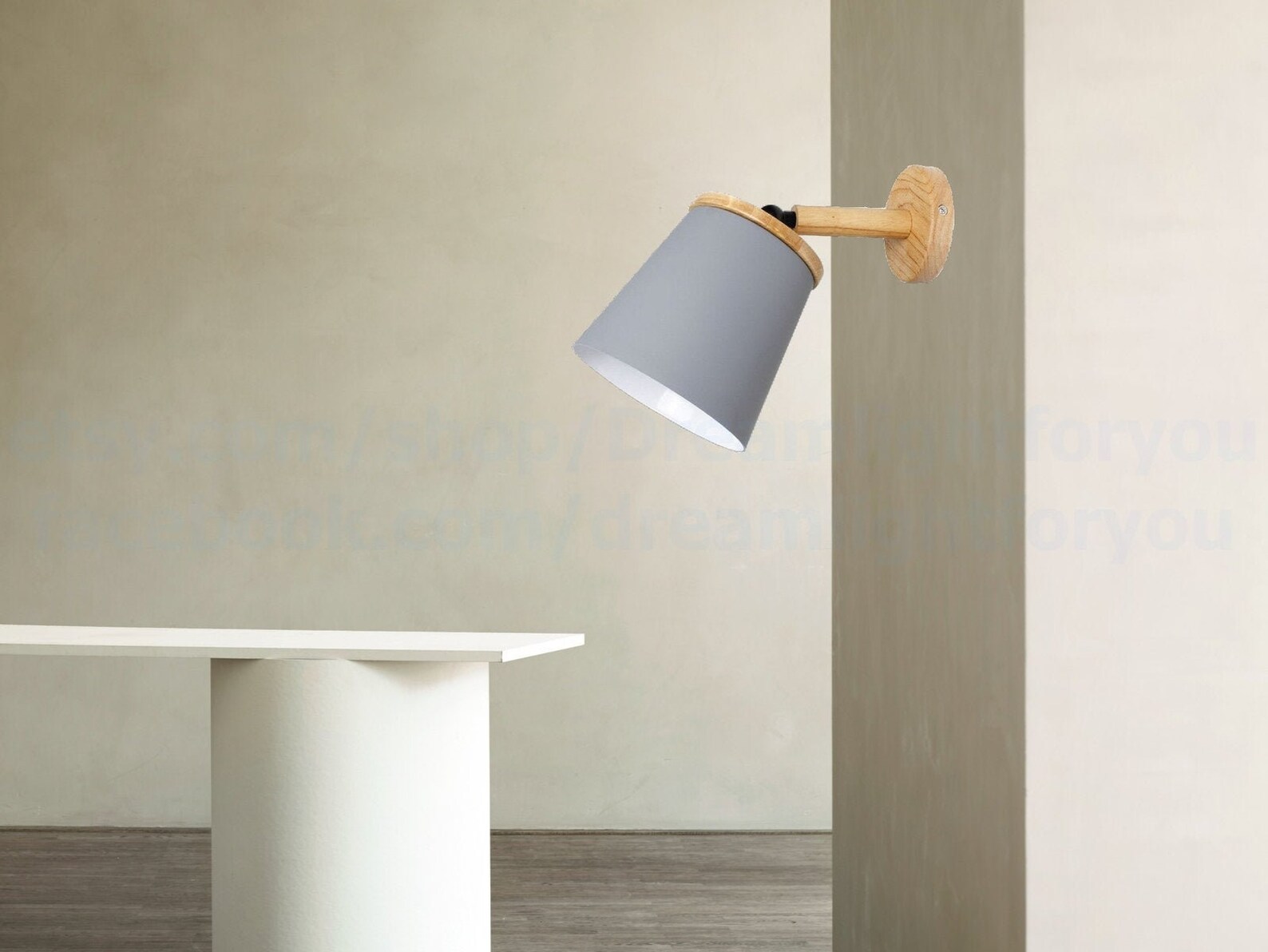 Wood and White Wall Sconce Light Wooden Wall Sconces Light Set Etsy