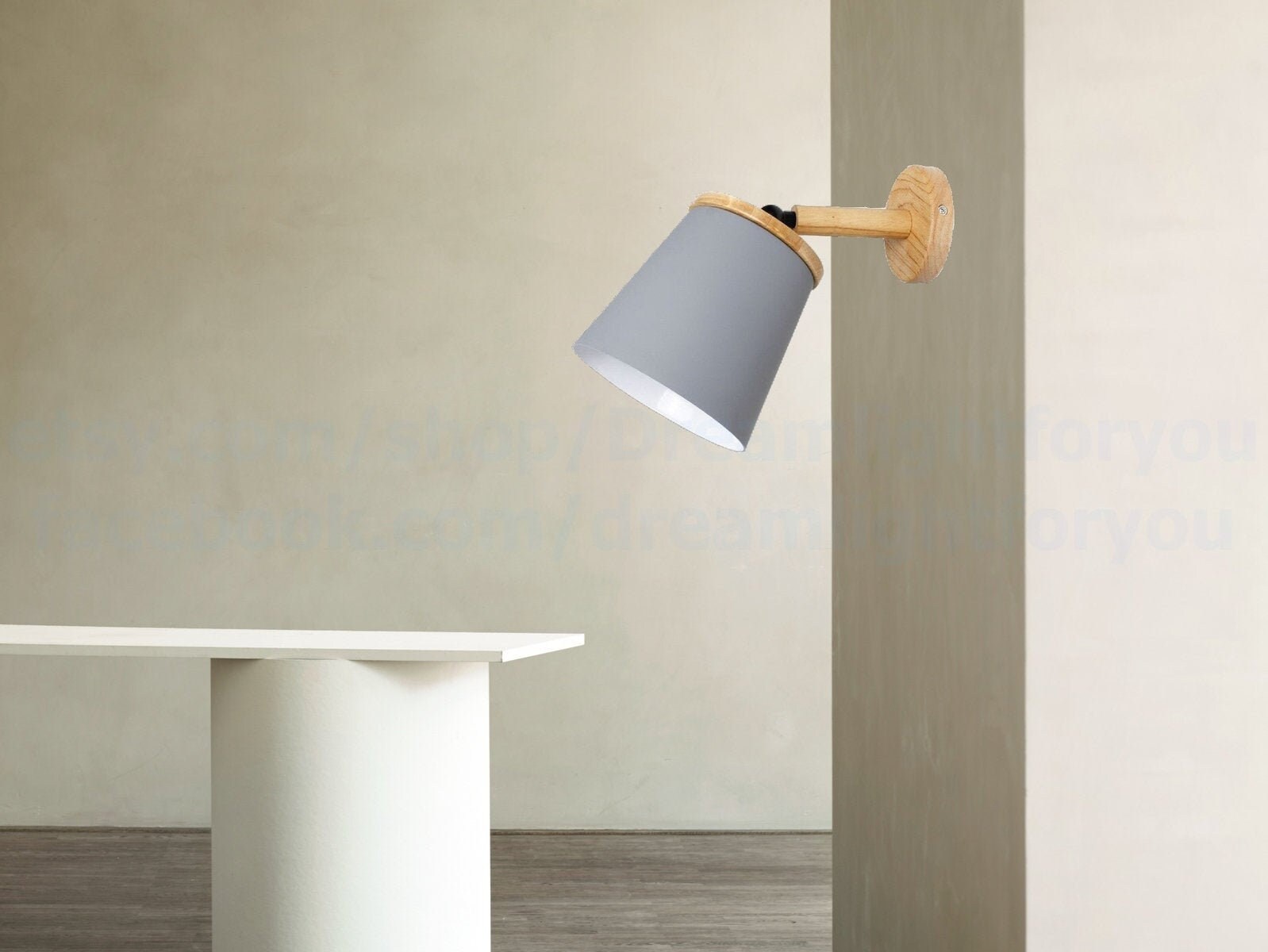 Pink wall sconce light Girls room sconce Wooden wall sconces Etsy