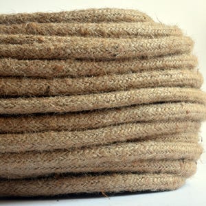 Lamp cord 6 feet Pendant light cord Lamp wire Light cord Pendant cord Fabric cable Fabric covered wire Cloth covered cord Textile cable image 13