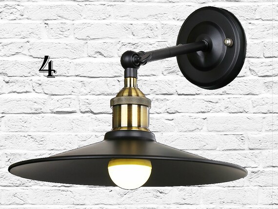 Vintage Industrial Wall Sconce - Adjustable E26/E27 Wall Lamp For Bedroom & Living Room