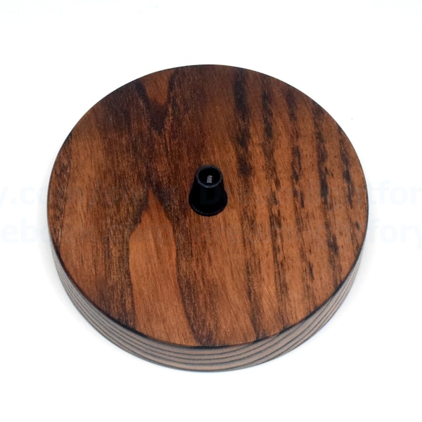 Wooden ceiling rose Dark wood ceiling canopy Lamp spare parts Ceiling light cover Wooden ceiling canopy timber Light canopy Ceiling plate