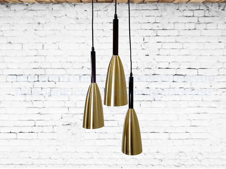 Gold Cluster Pendant Light Cluster for Kitchen Island Dining Etsy