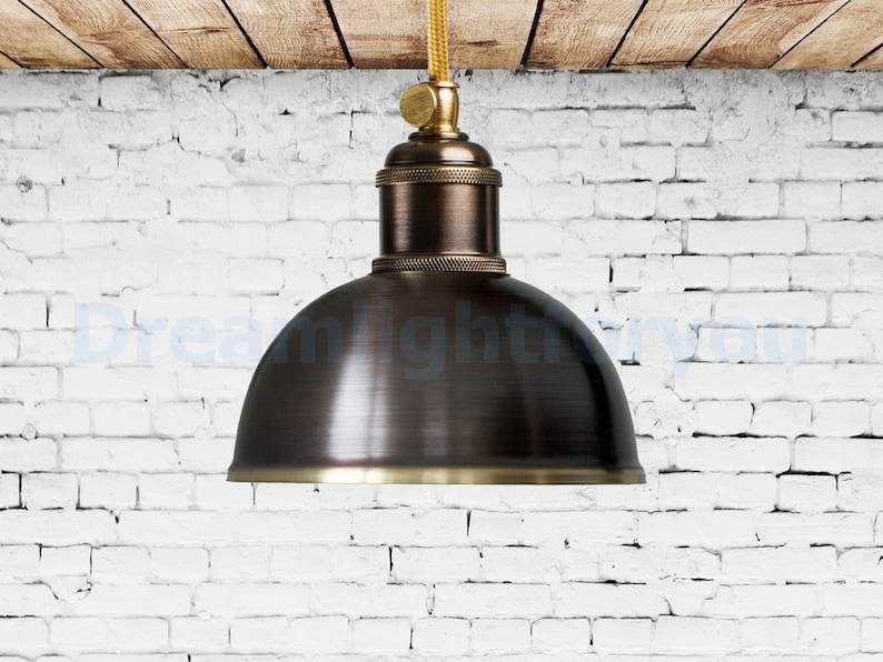 Modern Brass Chandelier Pendant Lighting Brass With Patina Etsy