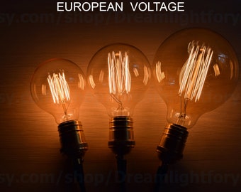 G80 G95 G125 Edison Glühbirnen Käfigläufer 220V 40W Globe Birnen Retro Glühbirnen Lampe Birne Glühlampe Birne Vintage Birnen