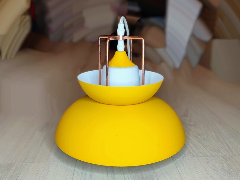 Yellow Pendant Lights for Kitchen Island Pendant Lighting for Etsy