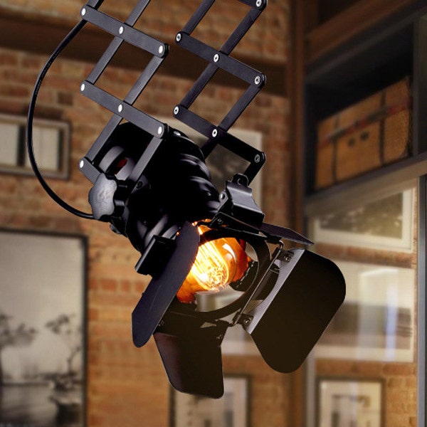 Projector Spotlight Kroonluchterverlichting Hanglamp Armatuur Zoeklicht Industriële lamp Schijnwerper Vintage Hanglamp Schoonheidssalon