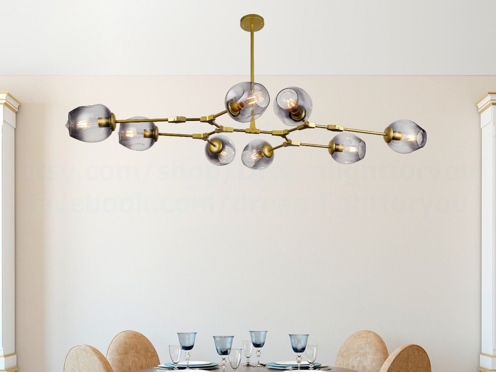 Molecular Chandelier Branch Sputnik 