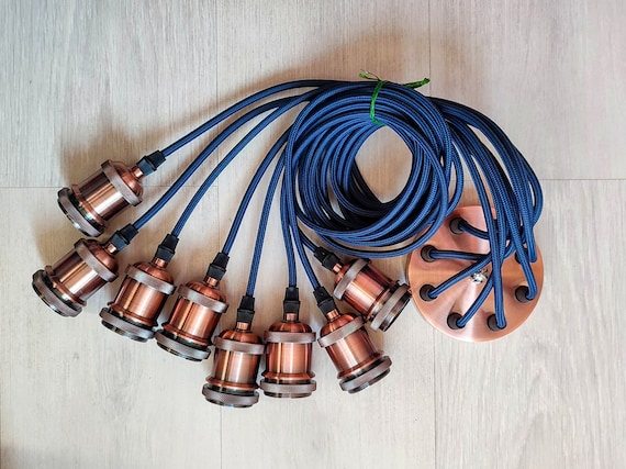 Copper Spider Chandelier 3 15 Pendant Light Industrial Chandelier