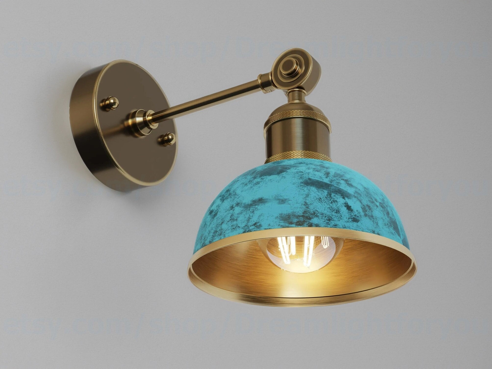 Teal wall lights hotsell
