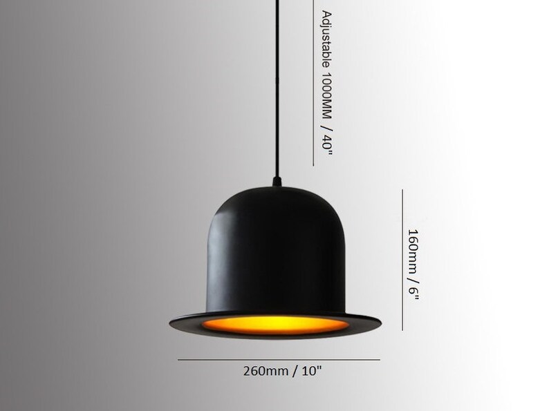 Bowler hat modern pendant Lights 