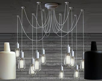Octopus chandelier 3-12 lights pendant light Spider chandelier Dine room lighting Industrial Chandelier Industrial Lighting Modern lighting