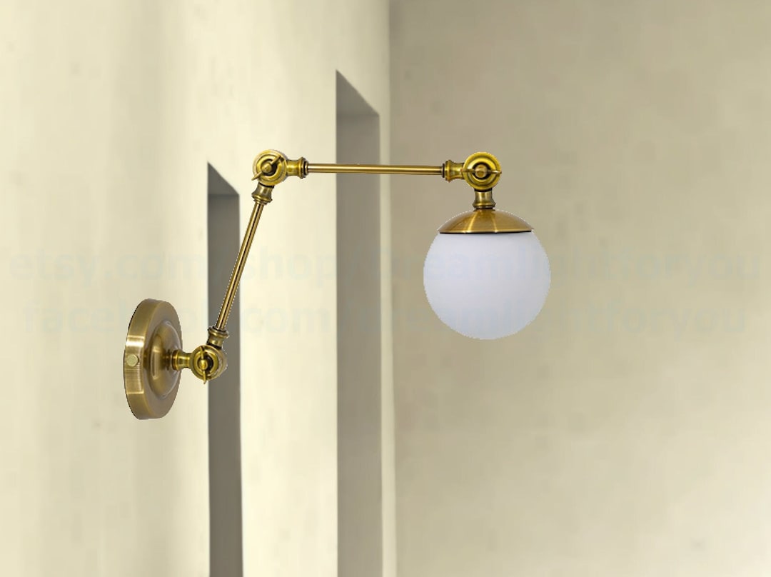 Bronze Swing Arm Sconce Wall Lights Adjustable Arm Sconce Wall Lights ...