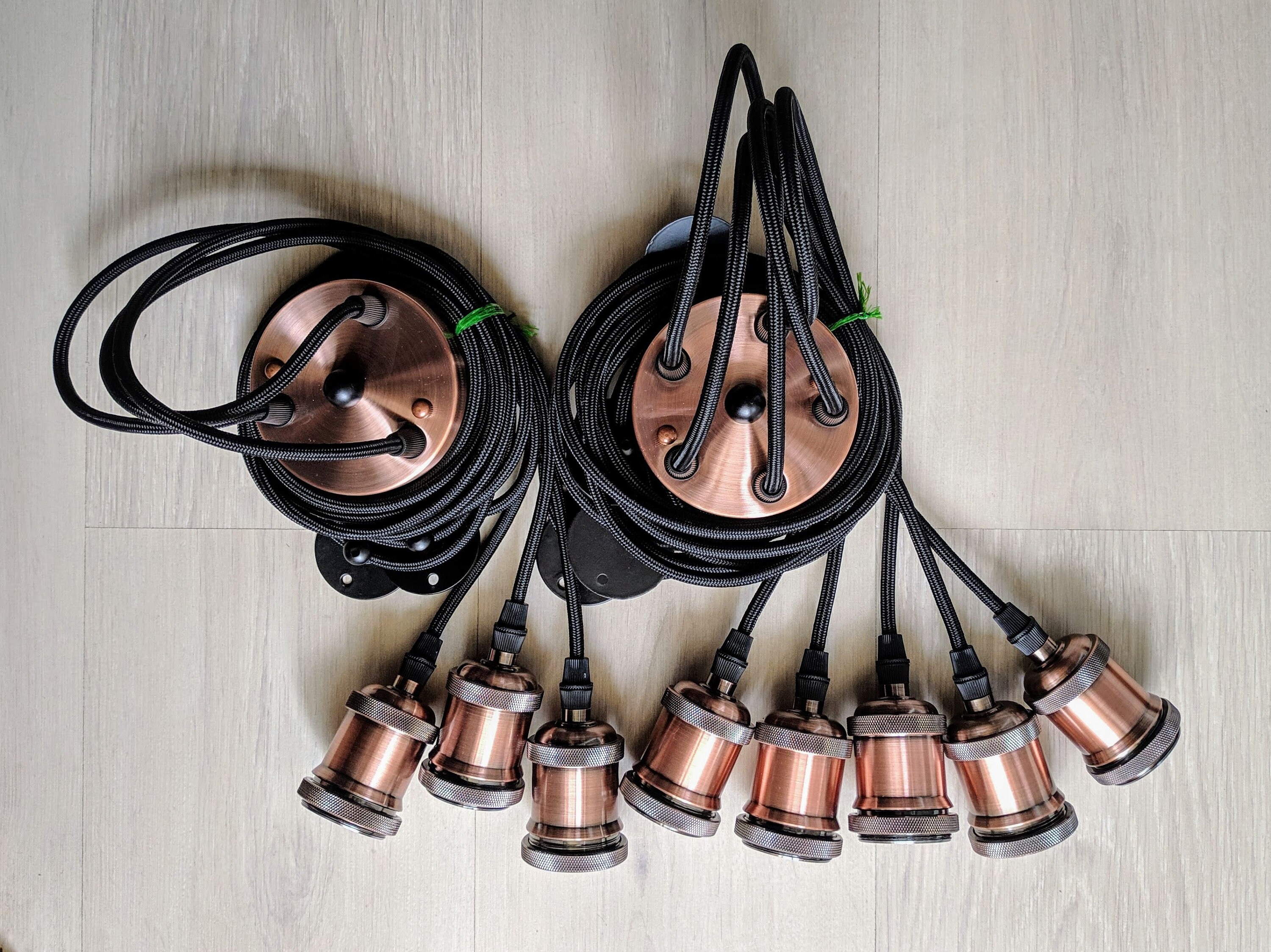 Copper Spider Chandelier 3 15 Pendant Light Industrial Chandelier