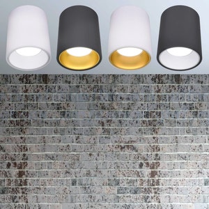 Lampadaire salon trépied spot liseuse latérale abat-jour textile gris |  Meine Lampe