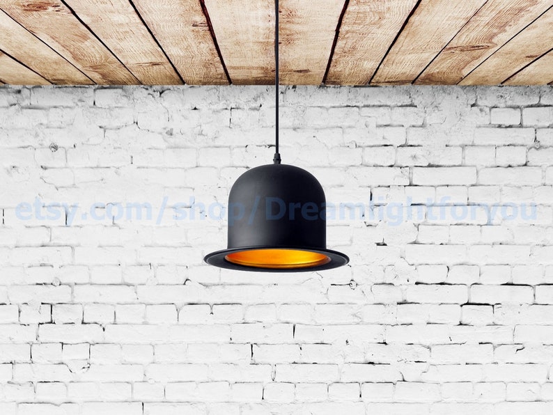 Bowler hat modern pendant Lights 