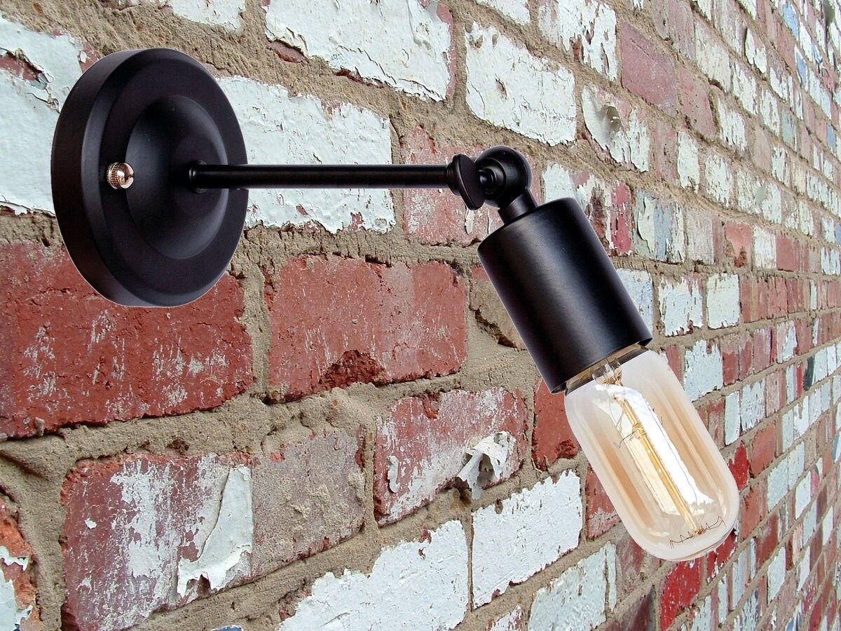 Sign Sconce Rustic Wall Sconce Wall Sconce Industrial Sconce Industrial Wall Sconce ...