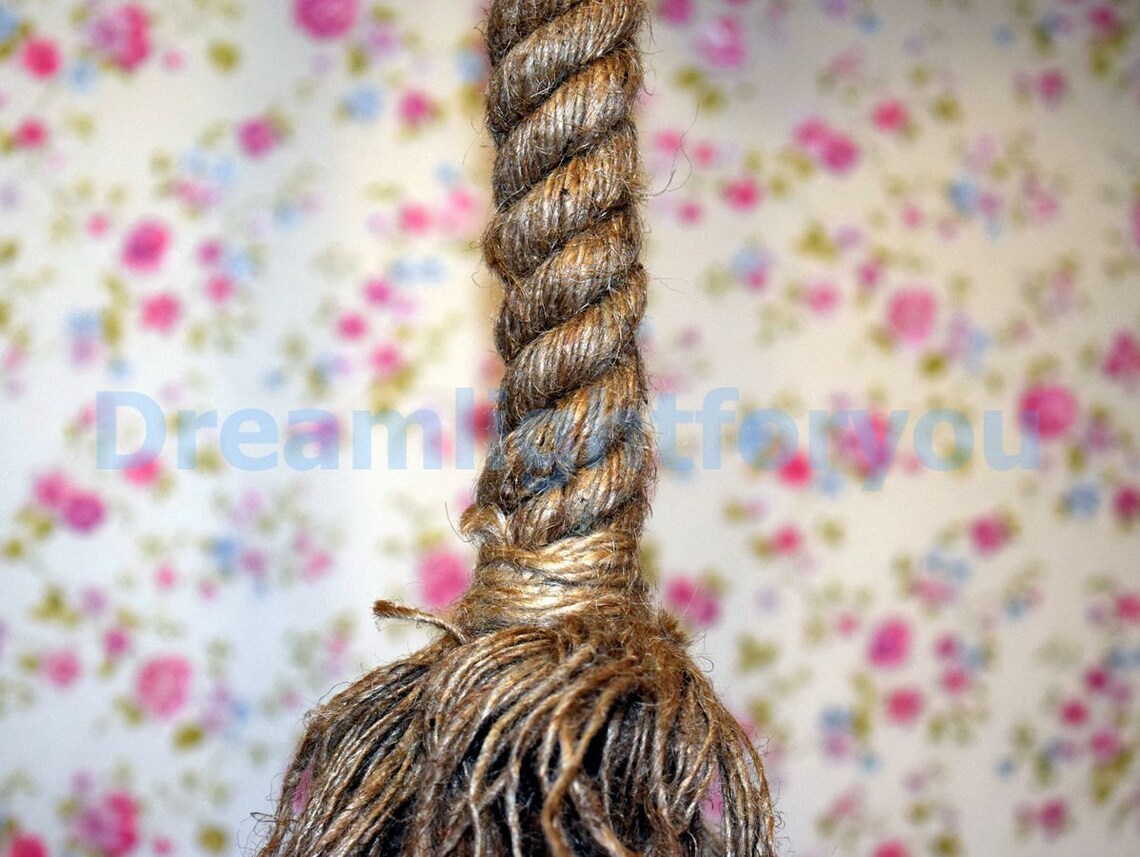Hemp Rope Pendant Light Manila Rope Jute Rope Kitchen | Etsy