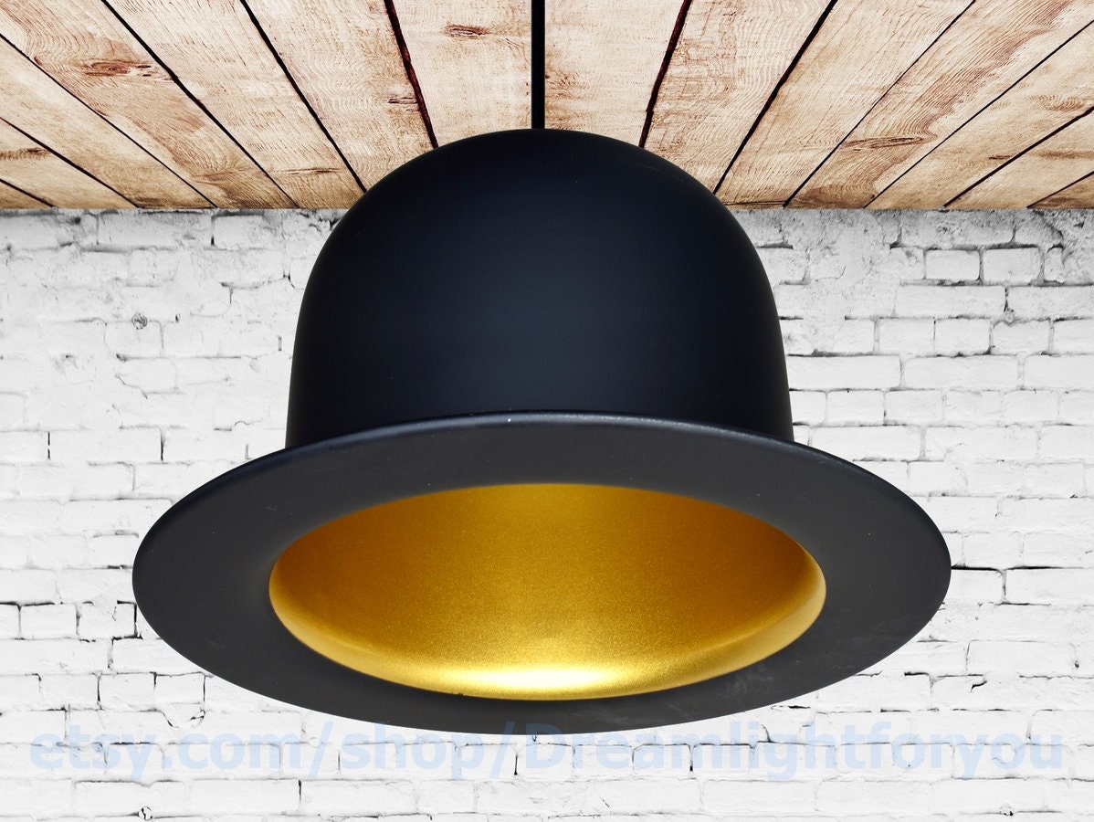 Bowler Hat Modern Pendant Lights 