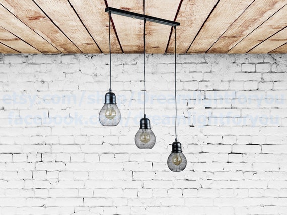 Triple Pendant Light Grid Plafonds Black Chandelier - Triple Pendant Light For Kitchen Island Triple Pendant Light Grid Plafonds Black Chandelier - Triple Pendant Light For Kitchen Island