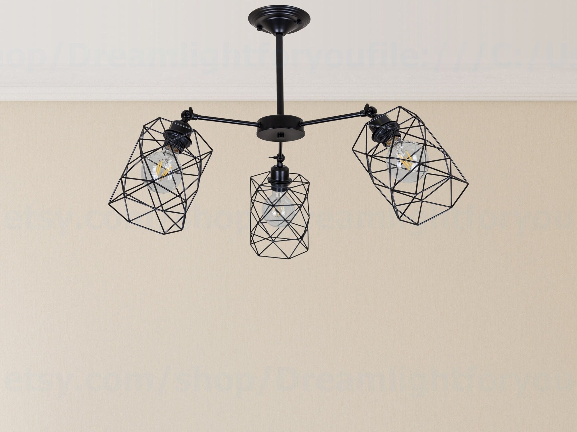 Hängelampe CAREN Mit Geflochtenem Lampenschirm, 24 Cm