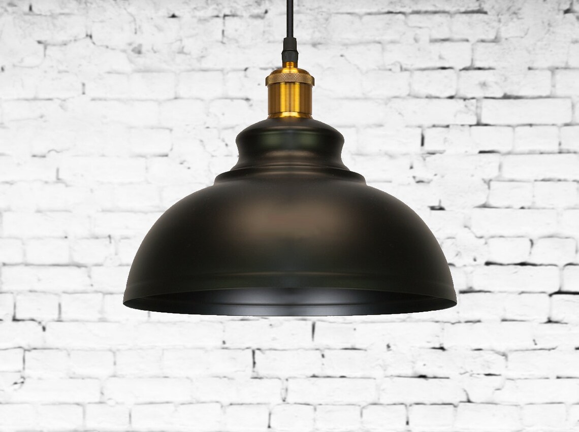 Black Pendant Light Kitchen Pendant Lights Industrial Lighting - Etsy