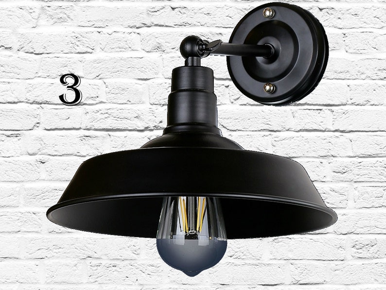 Industrial Wall Sconce Bar Wall Sconce Iron Wall Light Retro Etsy