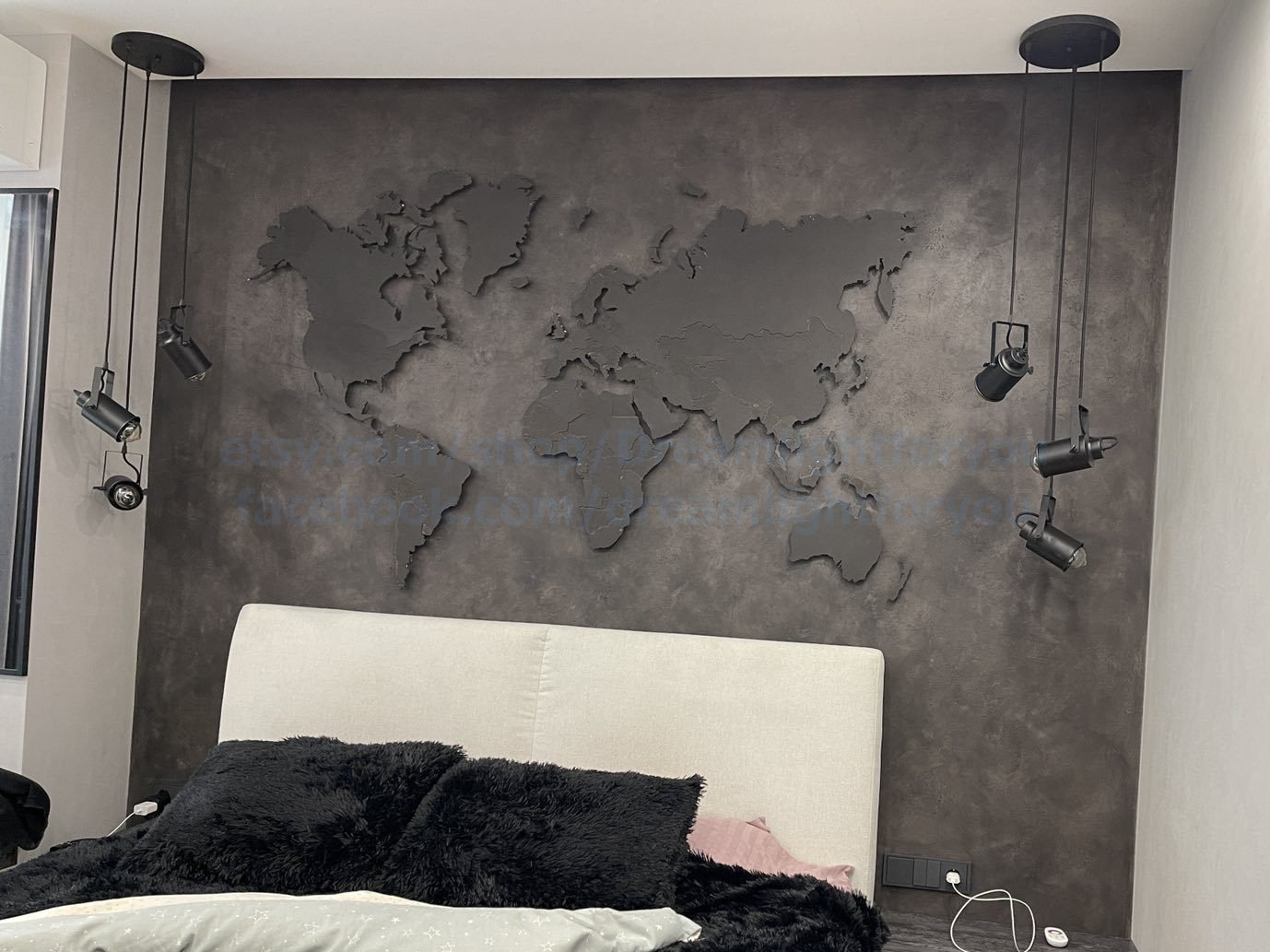 Strahler Kronleuchter Beleuchtung Cluster 3 Anhänger Licht | Etsy