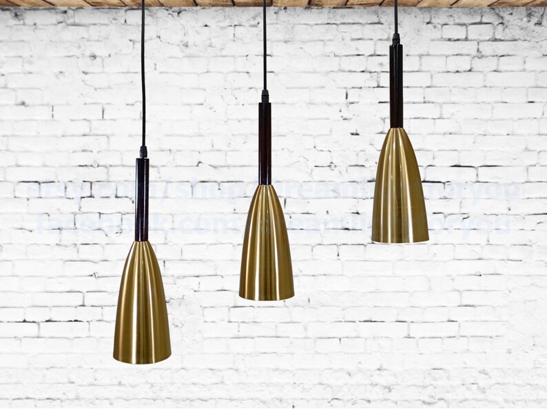 Gold Cluster Pendant Light Cluster for Kitchen Island Dining Etsy