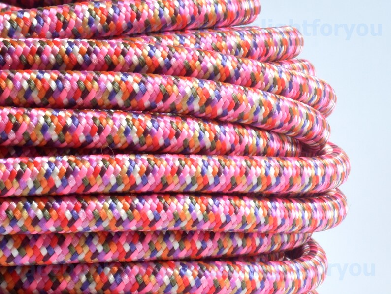 Warm Pixel Cloth Covered Wire Lamp Cord Cover Textile Cord Etsy
