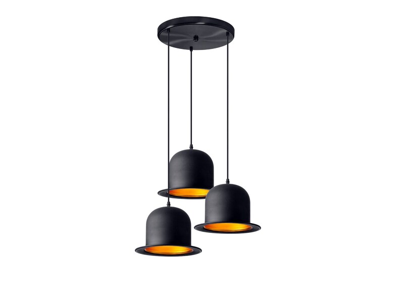 Bowler hat modern pendant Lights 