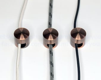 Copper Desktop cord keeper Metal Cord clip Cable clamp Cable organizer Cable clips for work desk Cable Management Cable Keeper Cable holder