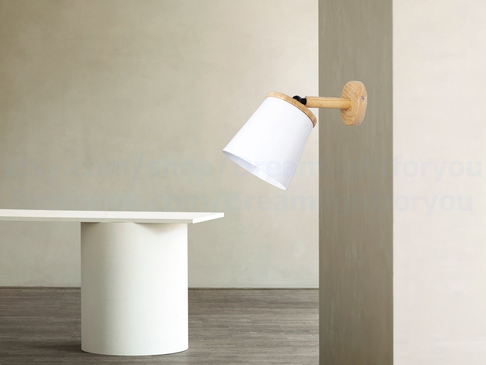 Graue Wandleuchte Holz Wandlampen Badezimmer Wandlampe Vintage | Etsy