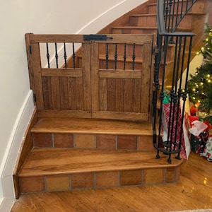 Pet or Baby Gate Double Doors for Wide Spaces