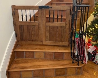 Pet or Baby Gate Double Doors for Wide Spaces