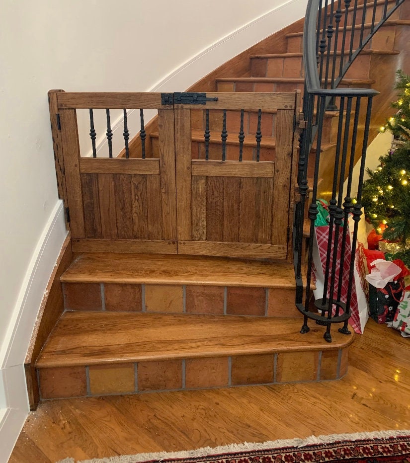 Pet or Baby Gate Double Doors for Wide Spaces