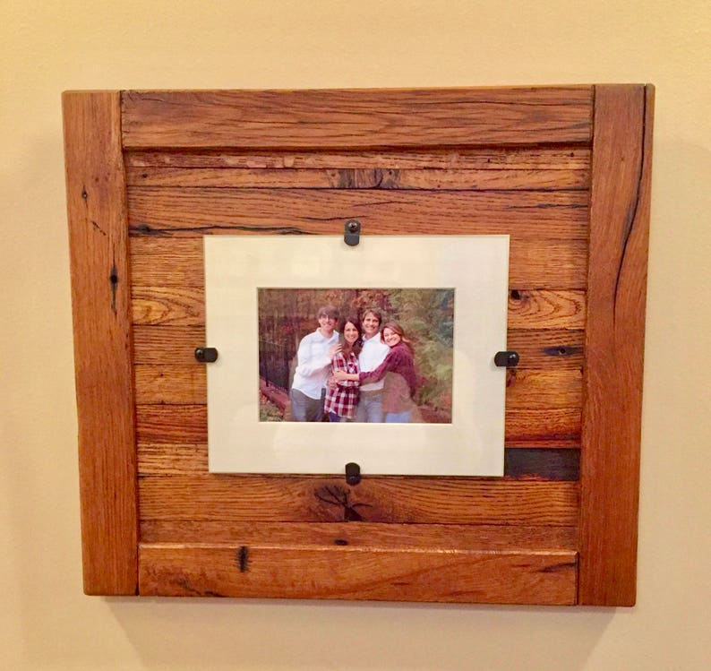 8 x 10 Picture Frame without Mat FREE SHIPPING 5 x 7 with Mat Rustic