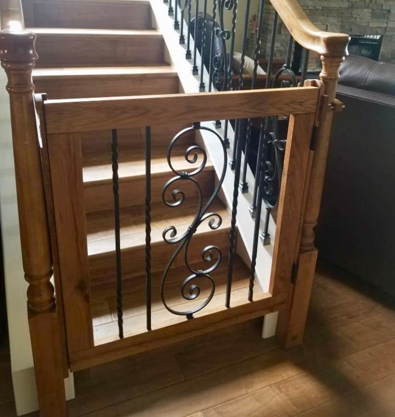 Wood Gate, Metal Gate, Baby Gate, Pet Gate, Custom Pet or Baby Gate ...