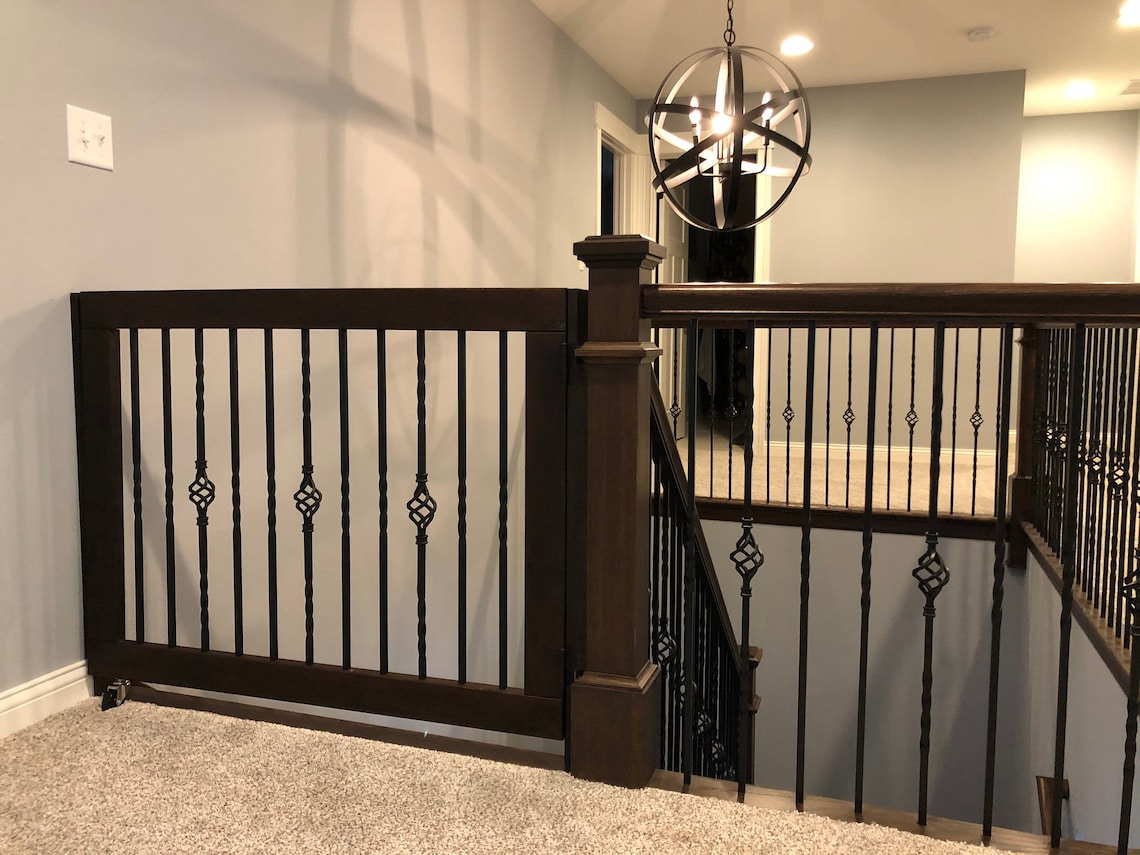 Custom Pet or Baby Gate Wood and Metal for Dogs and Puppies - Etsy