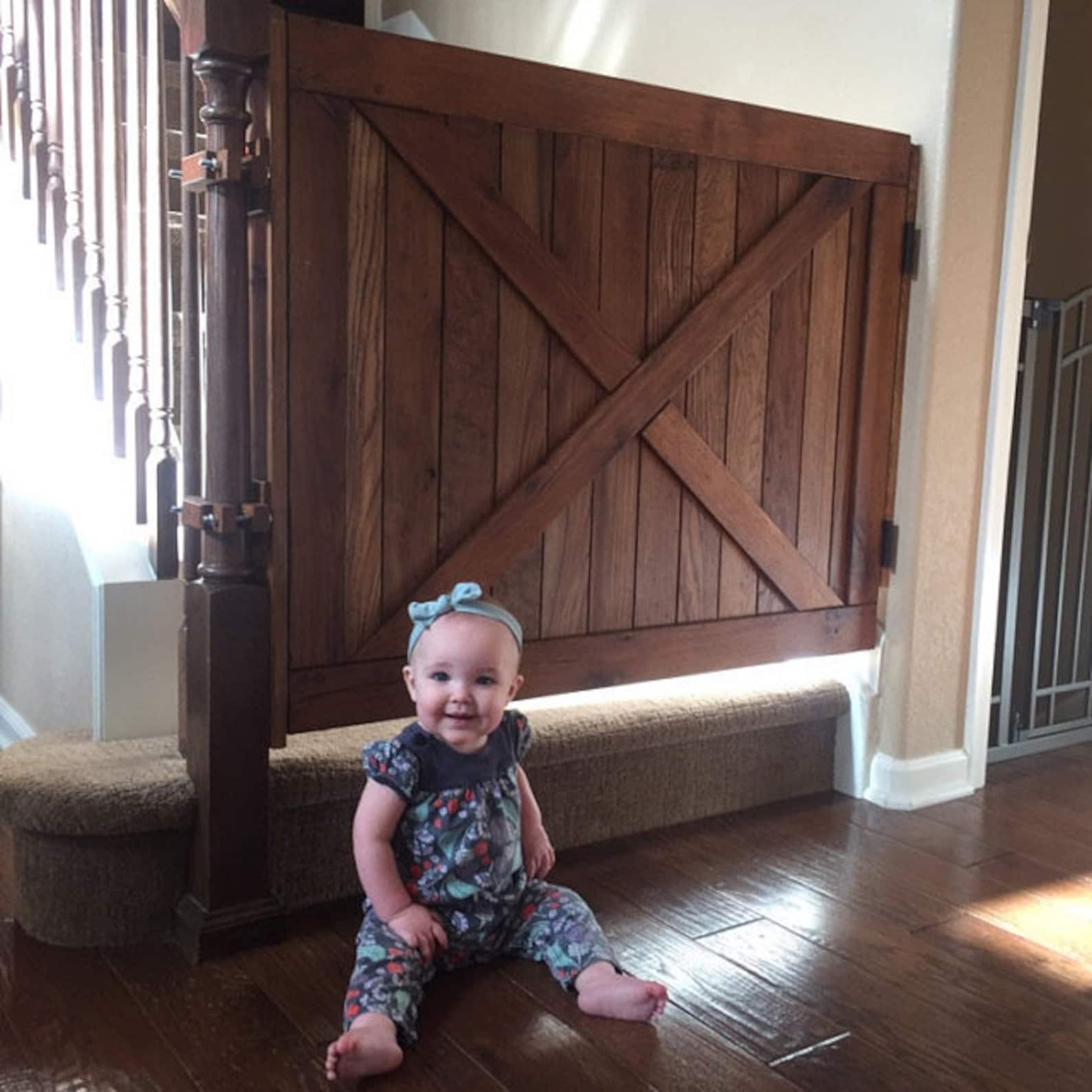 Traditional Baby Gate or Pet Gate Custom Pet or Baby Gate Etsy