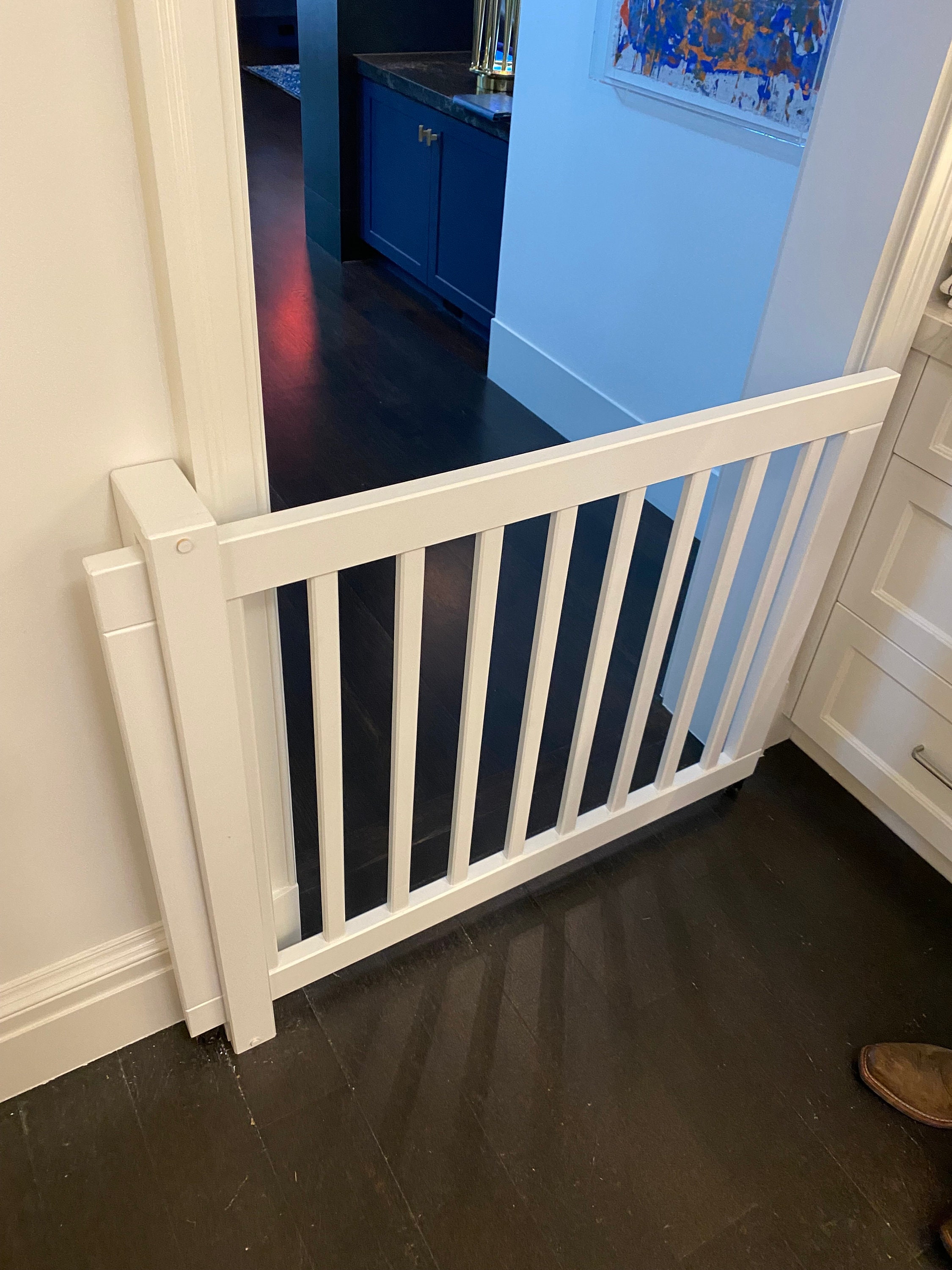Dog gate for sliding glass door sales