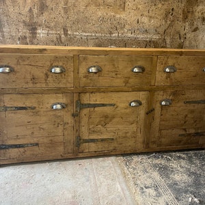 Large Up-cycled rustic dresser ( for delivery charges please see description )