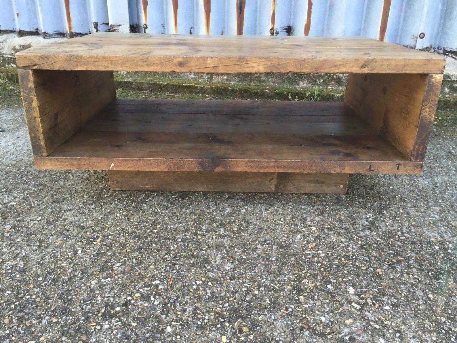 Rustic Industrial Up-cycled Coffee Table for Delivery Charge Info See ...