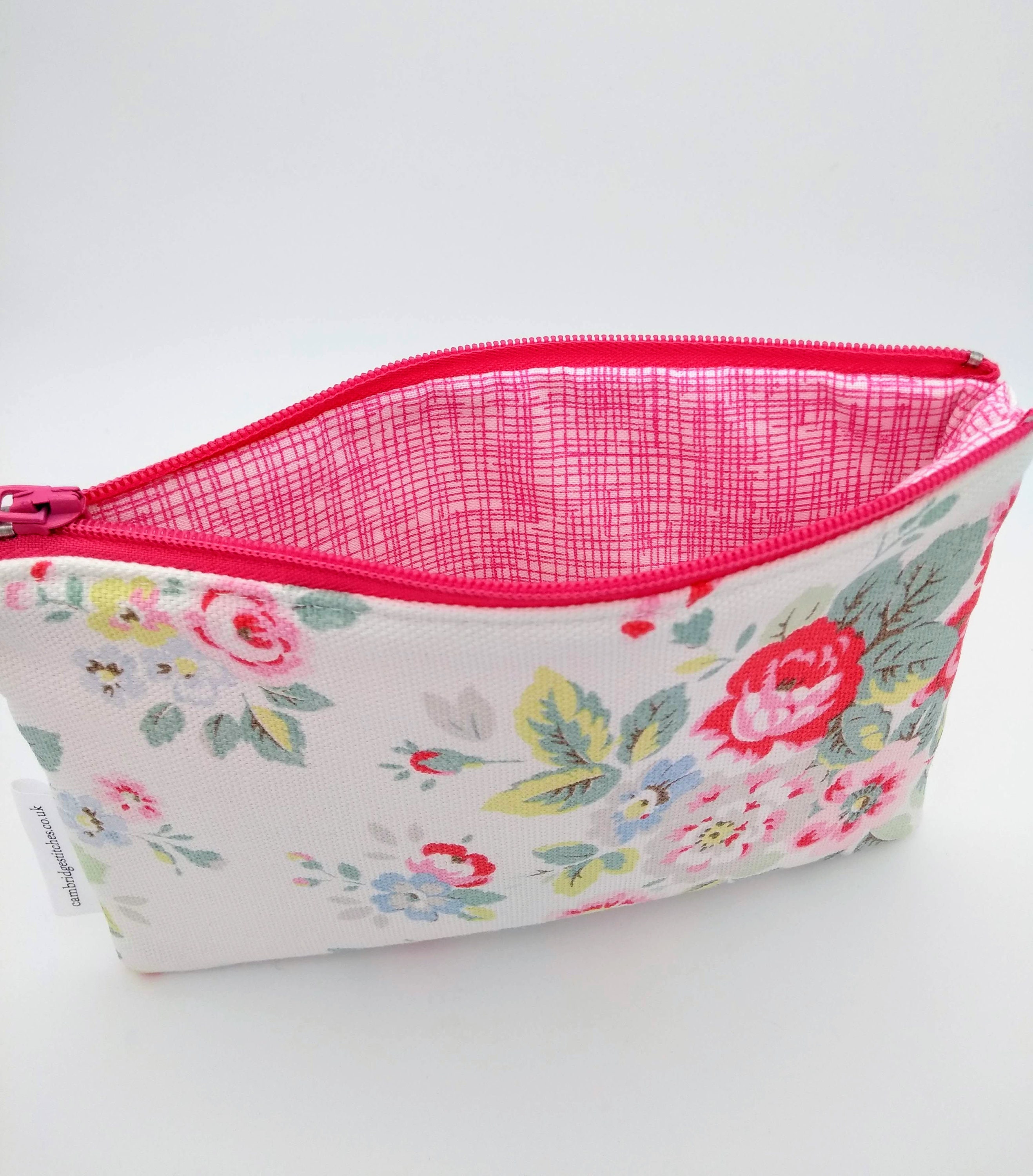 SMALL ZIPPER POUCH Cath Kidston Zipper Bag Cosmetics Bag Etsy
