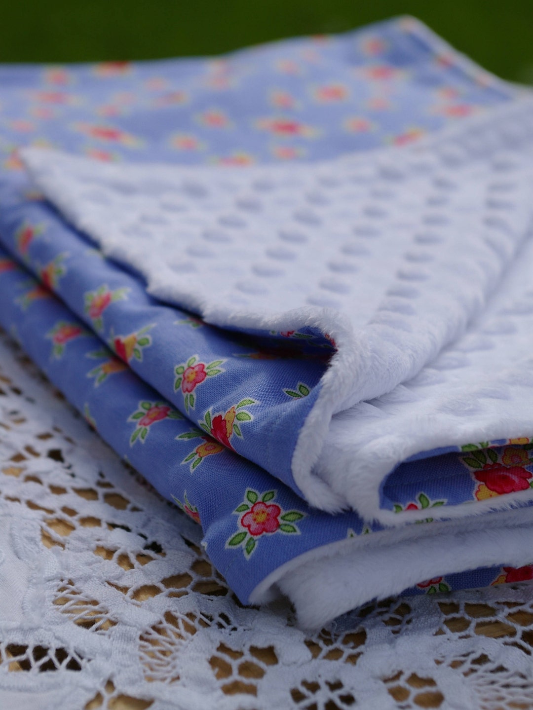 PLUSH BABY BLANKET Minky Blanket Play Mat Cot Blanket Etsy UK