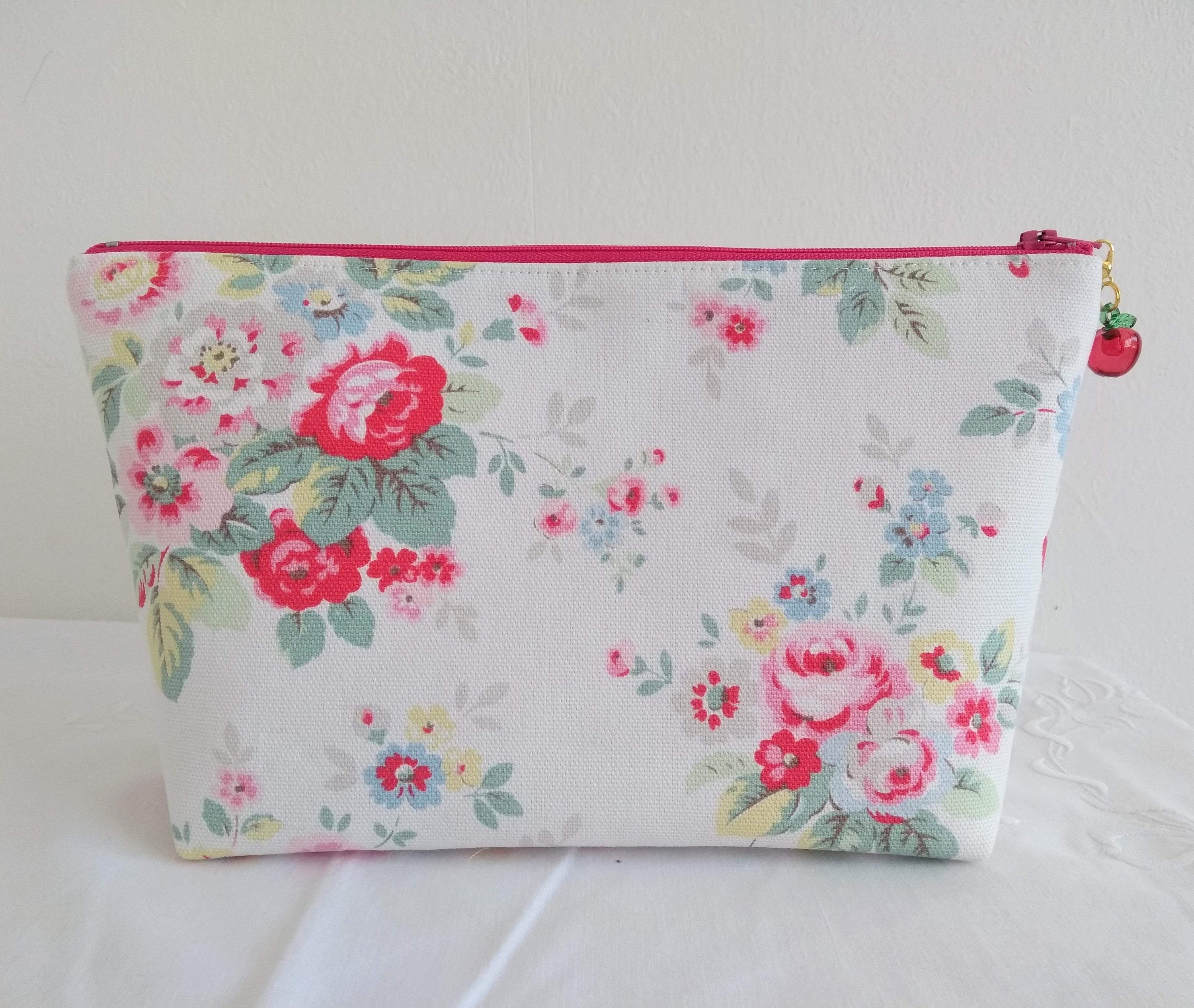 MEDIUM ZIPPER POUCH, Cath Kidston Zipper Bag, Cosmetics Bag, Toiletries Bag, Project Bag, 10