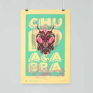 Cryptid Addiction - Chupacabra 11&quot; x 17&quot; Poster