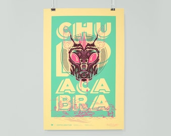 Cryptid Addiction - Chupacabra 11&quot; x 17&quot; Poster