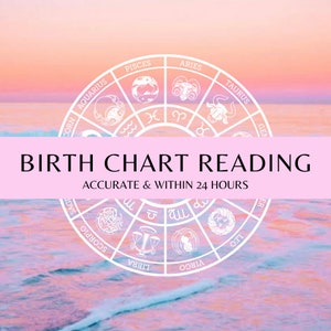 Lectura precisa de astrología Carta de nacimiento Lectura de carta natal completa Lectura de carta de astrología Lectura de carta de astrología