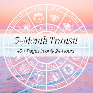 3-Monats-Transitbericht Astrologie Reading Psychic Reading Future Forecast Prediction Reading